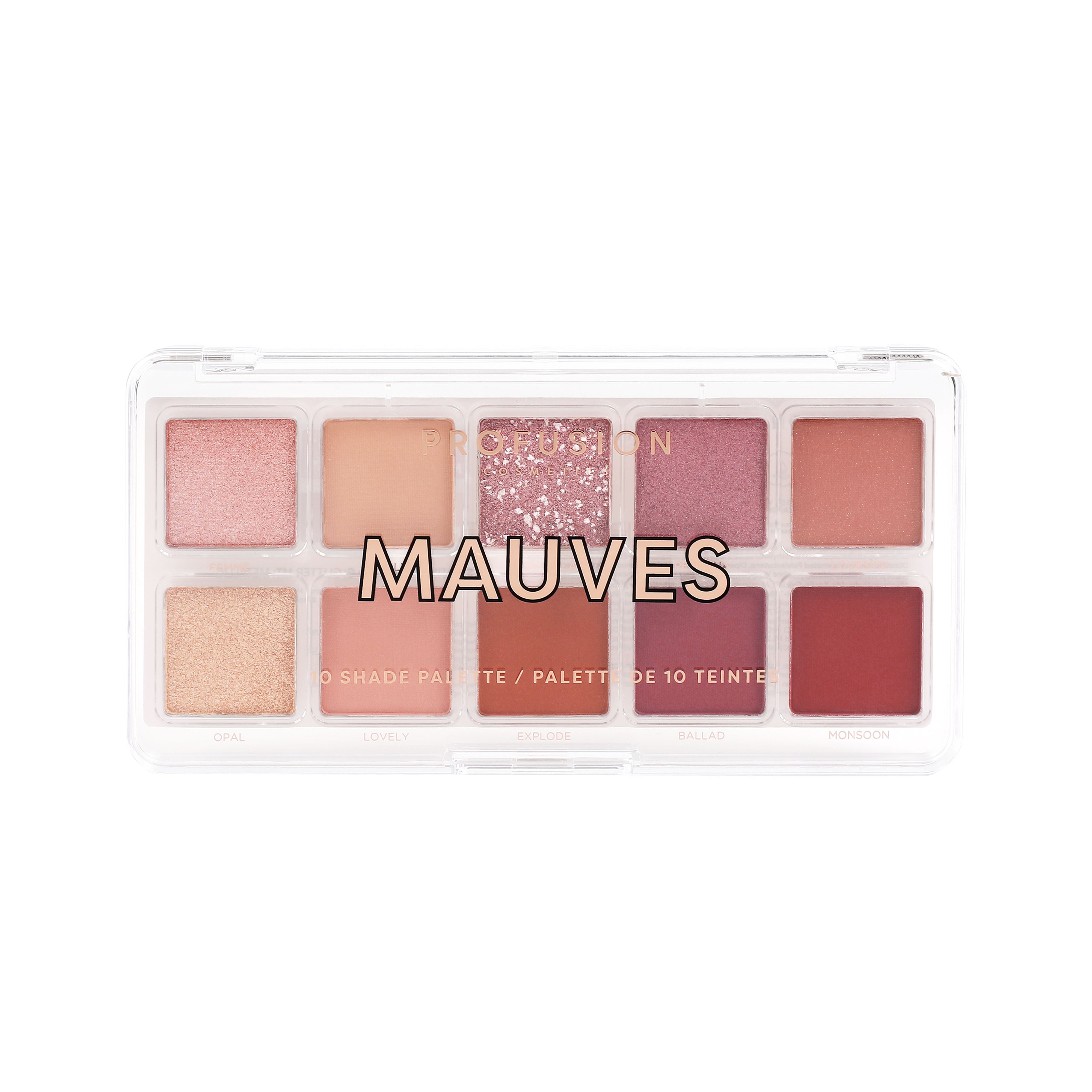 PROFUSION Essentials 10 Shade Palette – Mauves