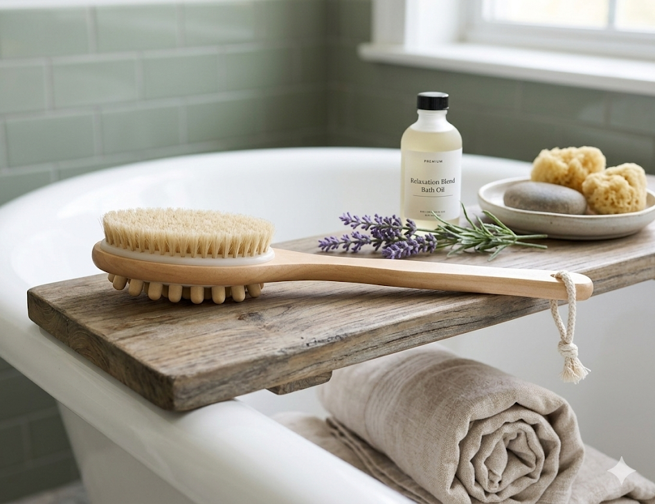 BENAT Bath & Body Massage Brush