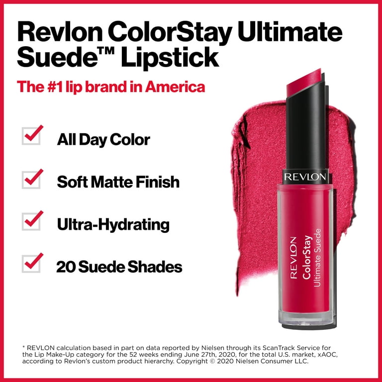 Lápiz labial REVLON ColorStay Ultimate Suede