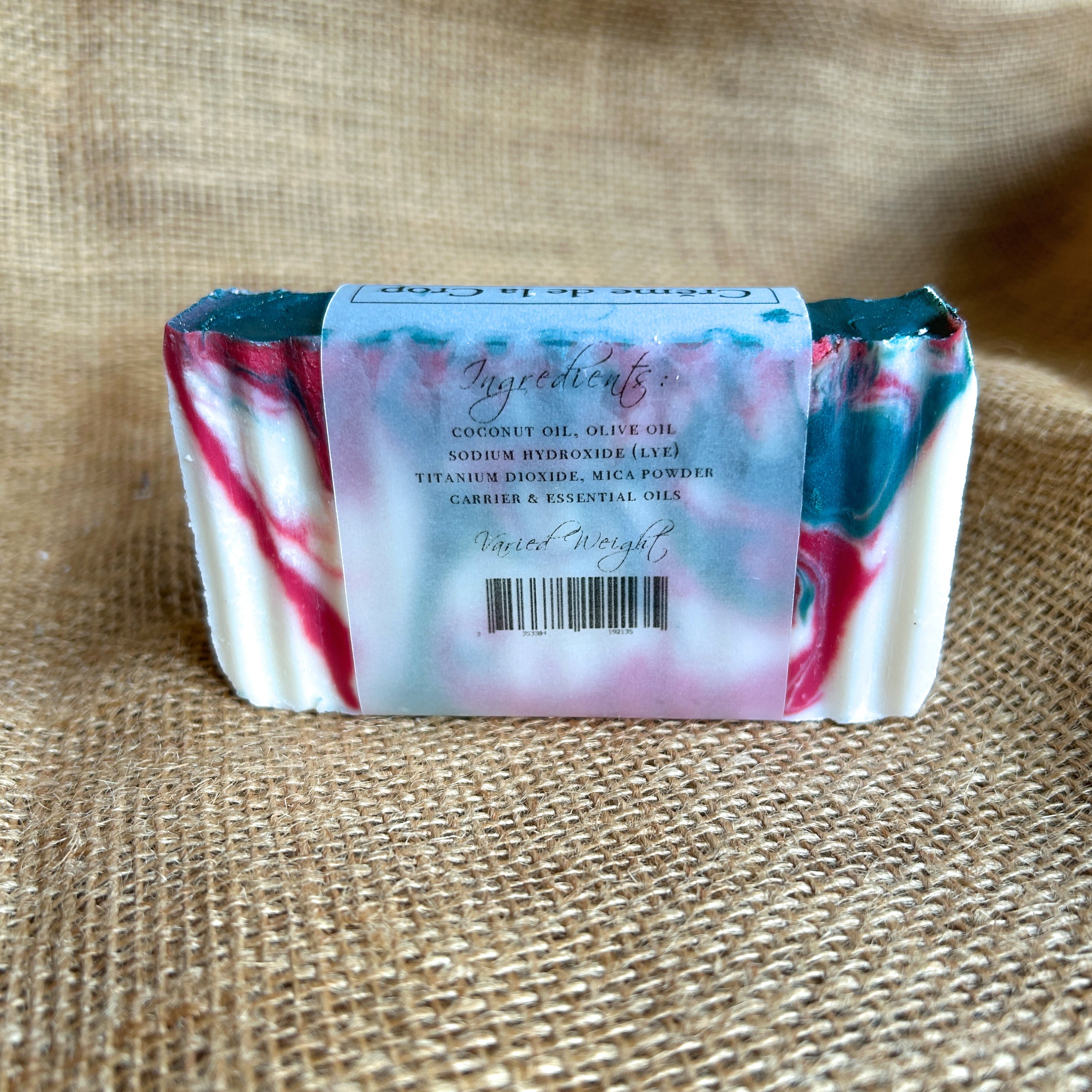 Hand Crafted Soap - Season's Greetings (Peppermint & Cinnamon)