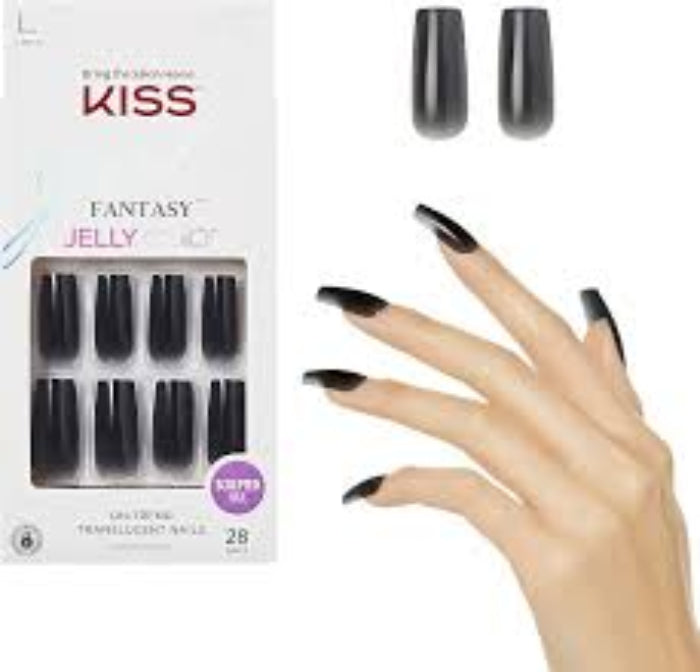 KISS Gel Fantasy Jelly Color Press-on Nails