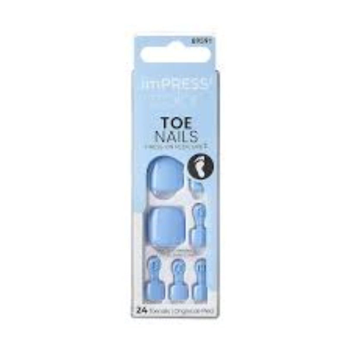 ImPRESS Color Toe Nail Press-on