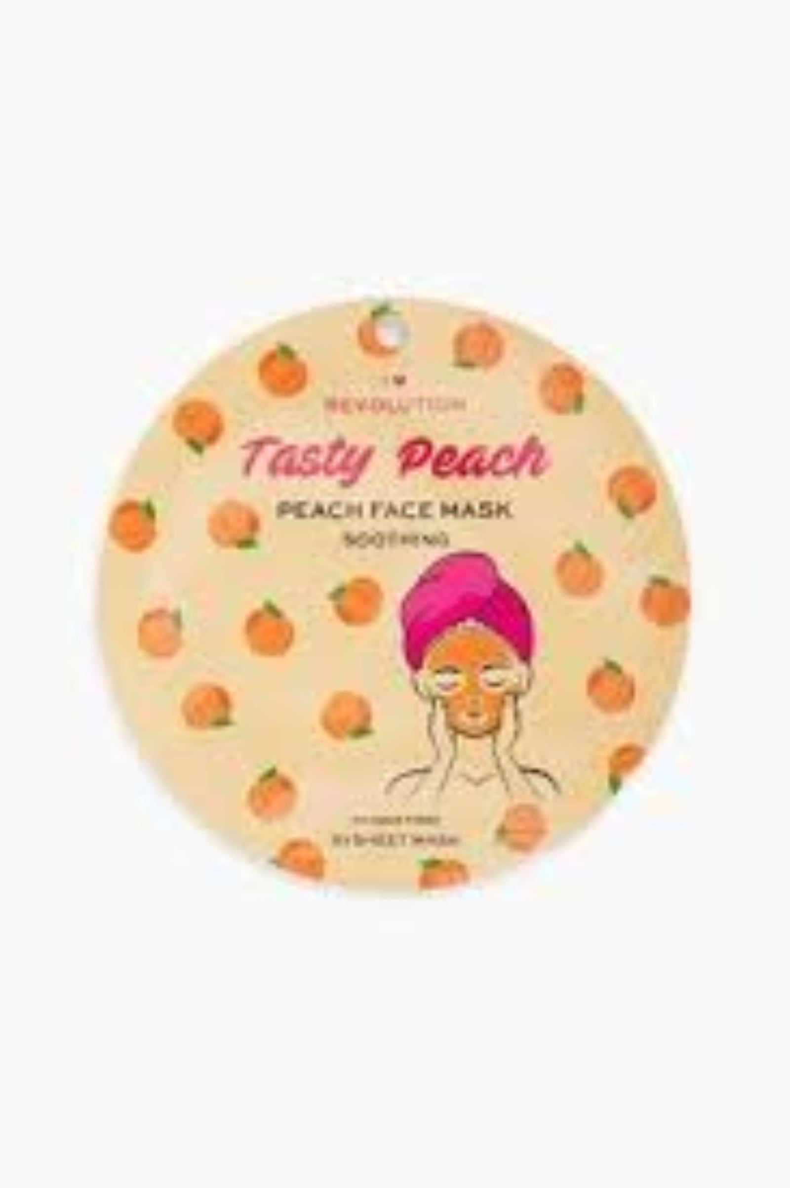 REVOLUTION Tasty Peach Soothing Sheet Mask