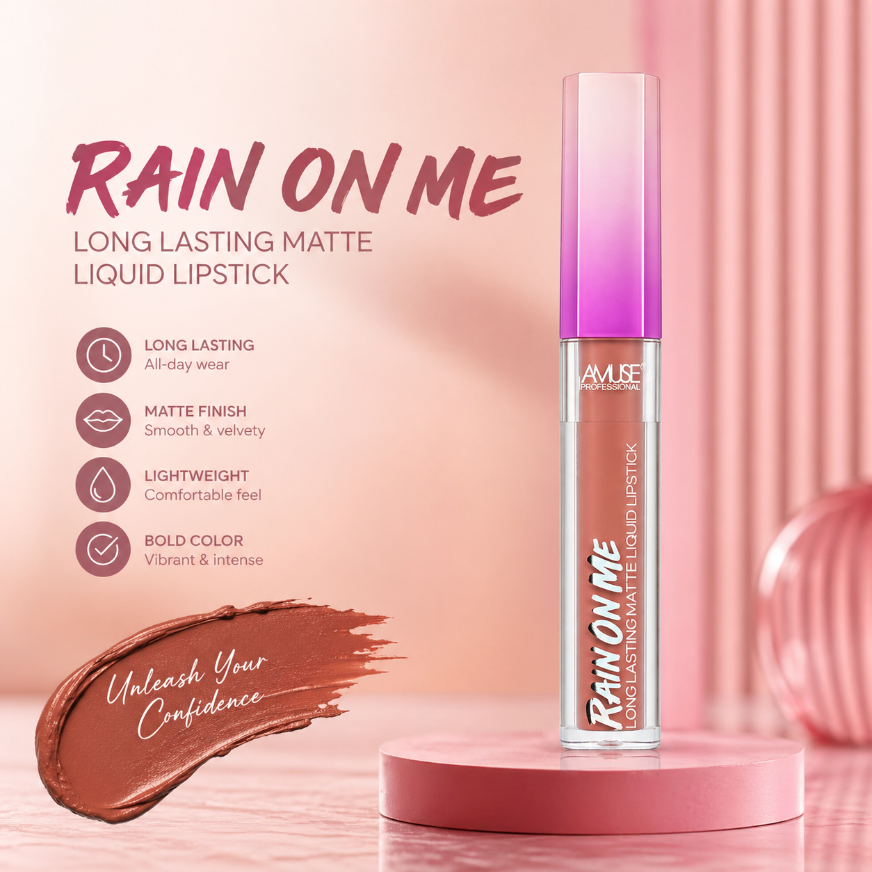 Rain On Me - Long Lasting Matte Liquid Lipstick