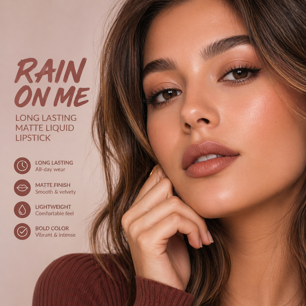 Rain On Me - Long Lasting Matte Liquid Lipstick