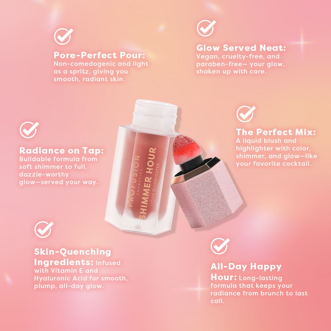 PROFUSION Shimmer Hour Liquid Blushlighter