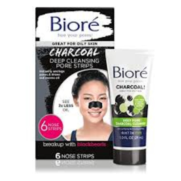 BIORÉ Charcoal Limpiador de carbón para poros profundos (1 fl oz.) 