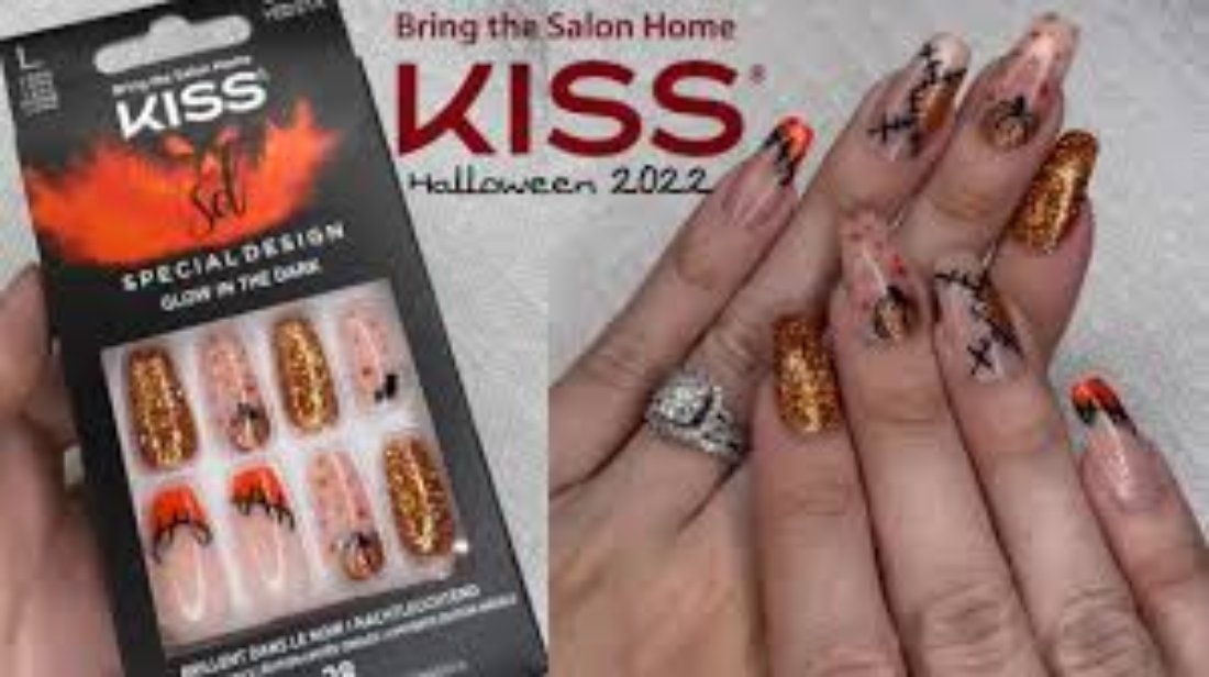 KISS Gel Fantasy Edición Limitada Diseño Halloween 28 Uñas Postizas