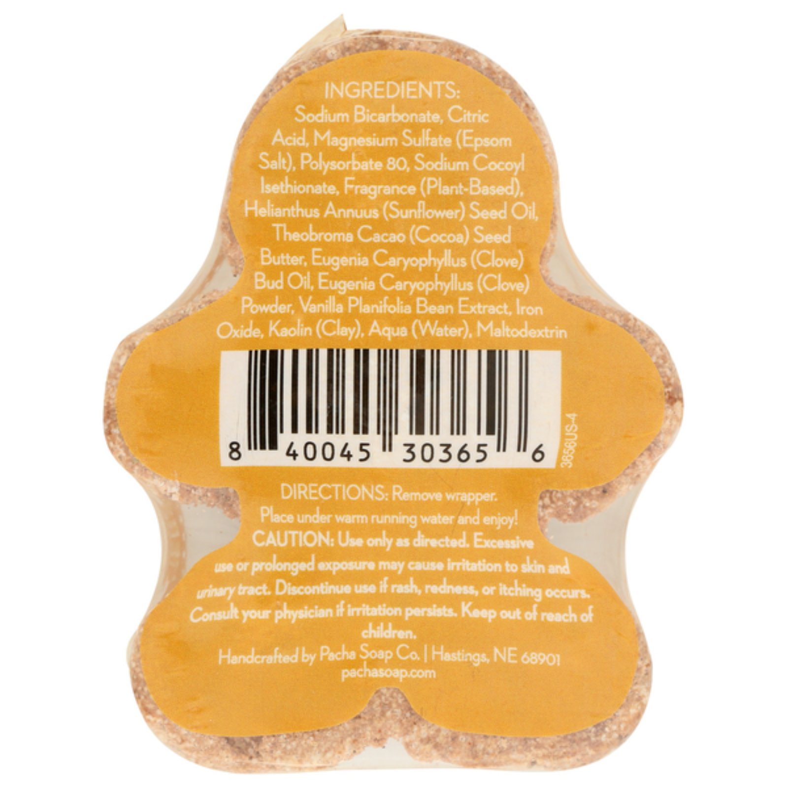 PACHA Soap Co. Froth Bomb, Sugar & Spice