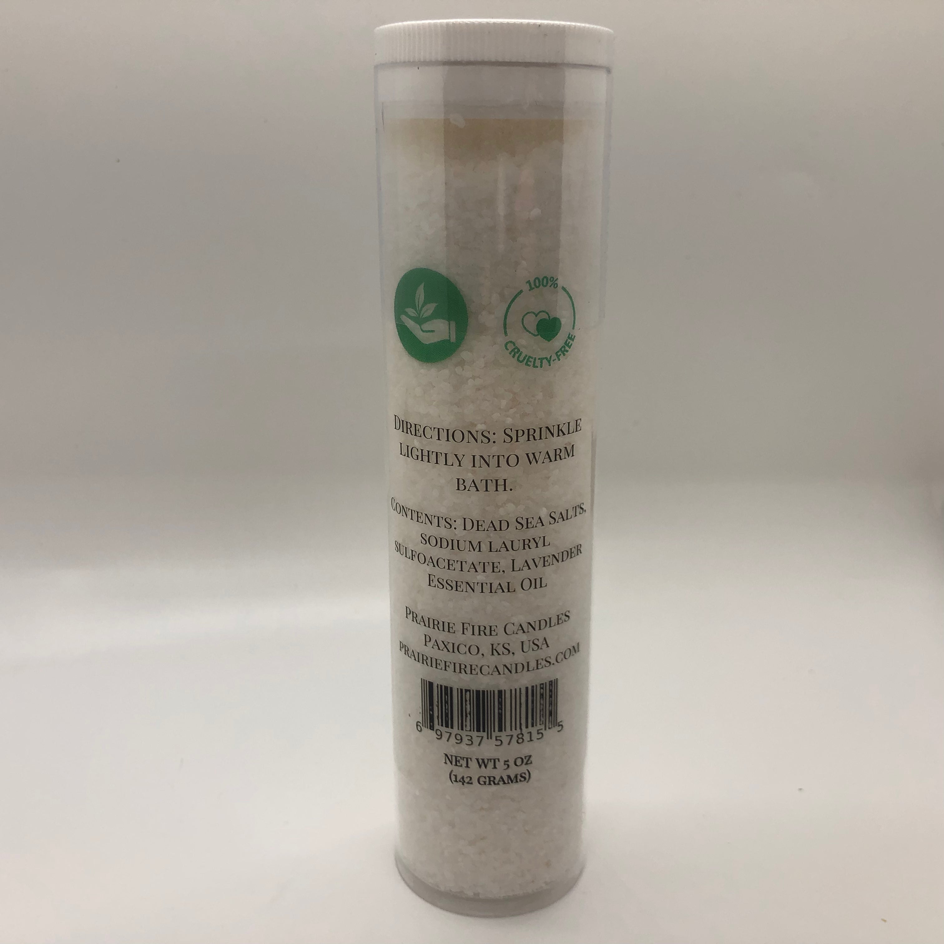 Lavender Dead Sea Bath Salts - 5oz (Prairie Fire Lavender)