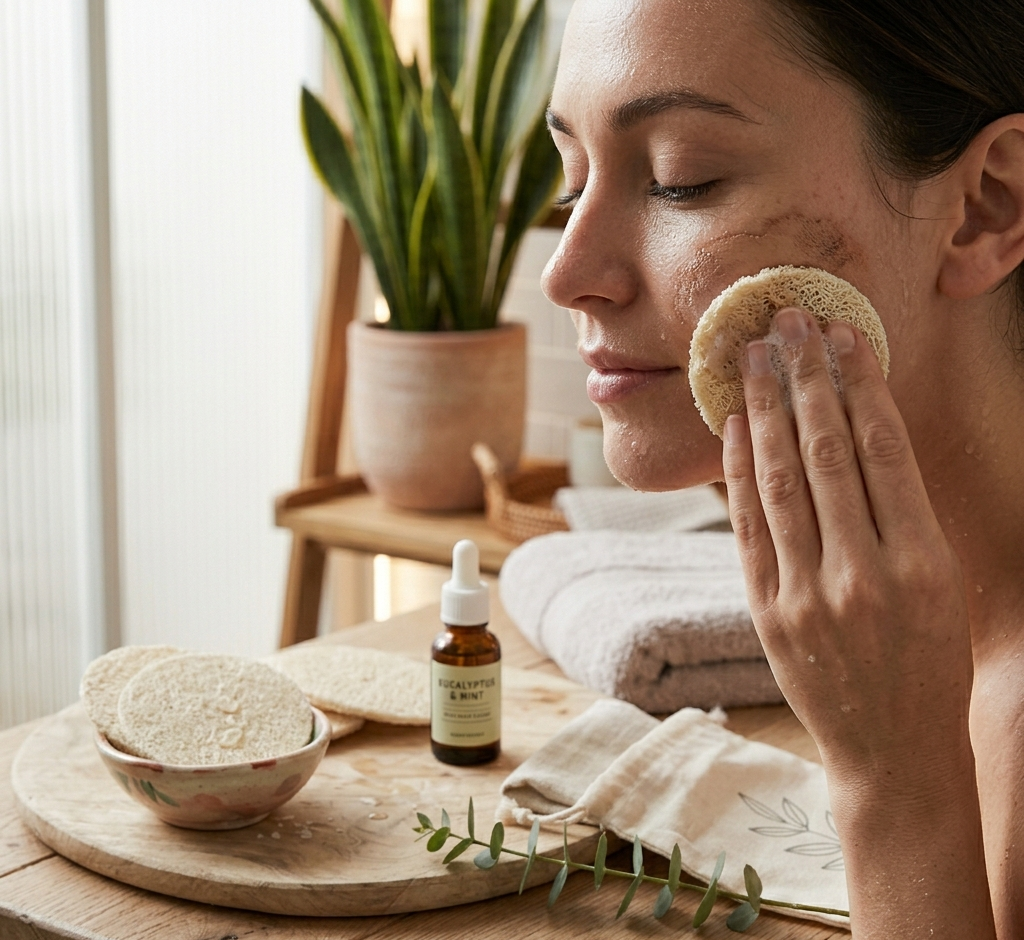 BENAT Natural Loofah Pads 5-pcs
