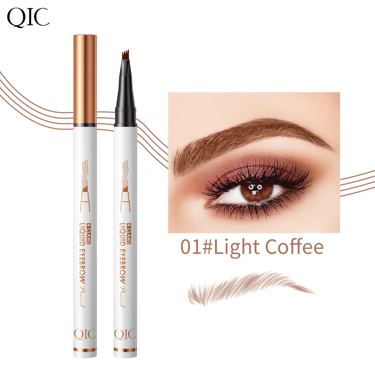 QIC 4 Claws Liquid eyebrow pencil