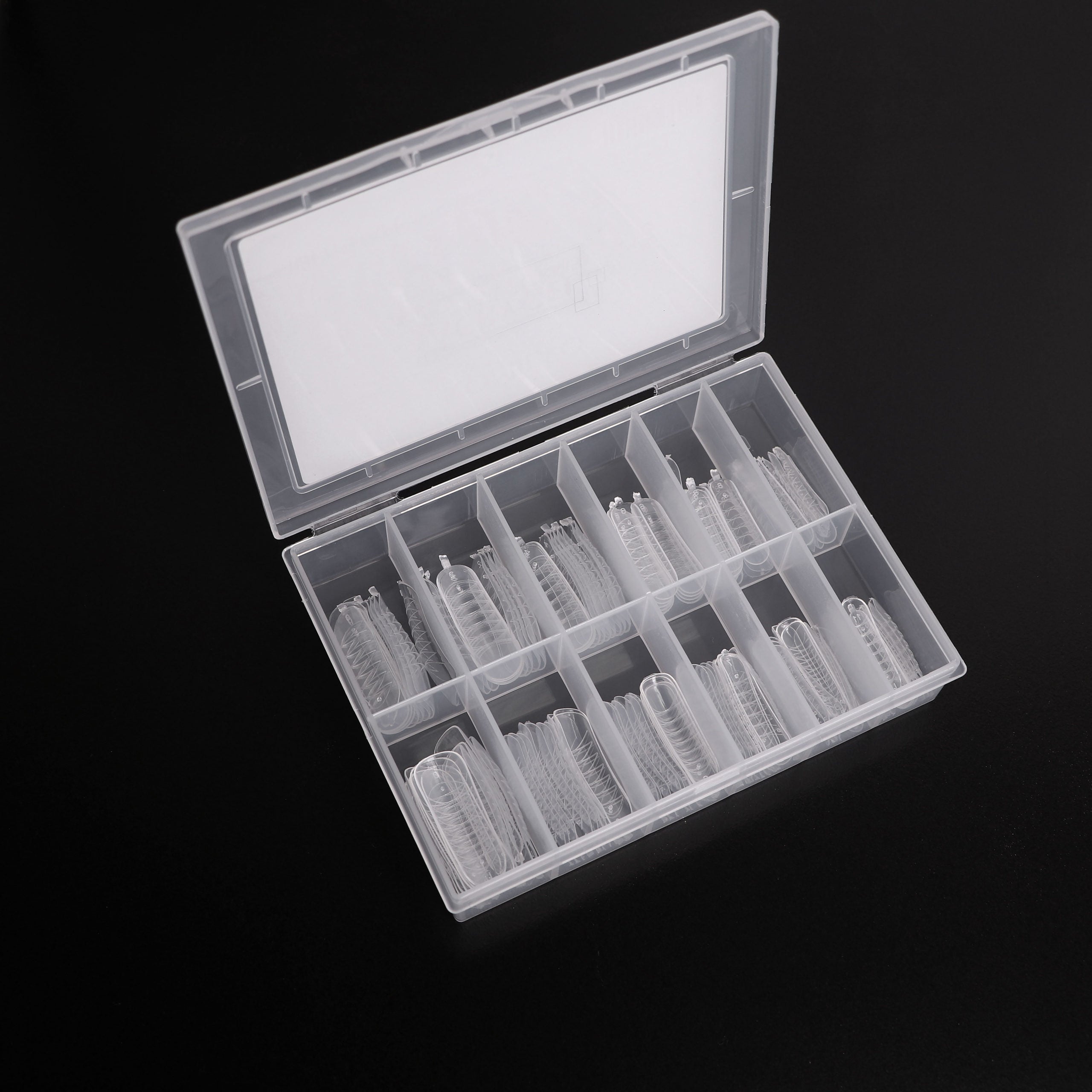 KOMILFO ACRY GEL TOP NAIL FORMS, MULTISHAPE. TOP FORMS FOR BUILDING, UNIVERSAL, 120 PIECES  456062