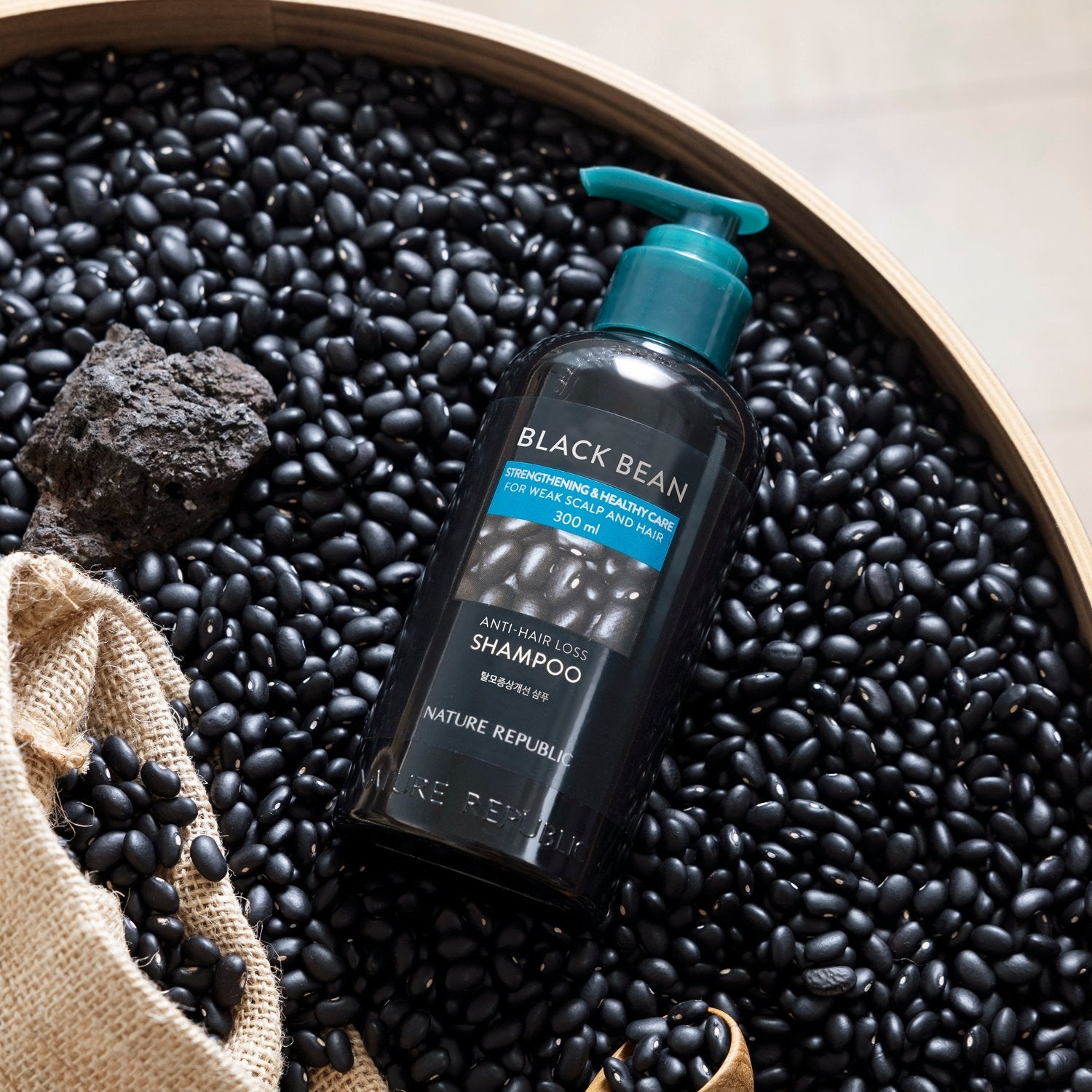 Nature Republic Black Bean Invigorating Hair Shampoo