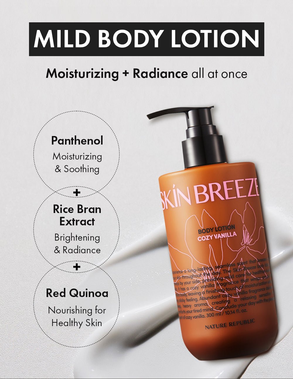 Skin Breeze Vanilla Body Wash Lotion Duo