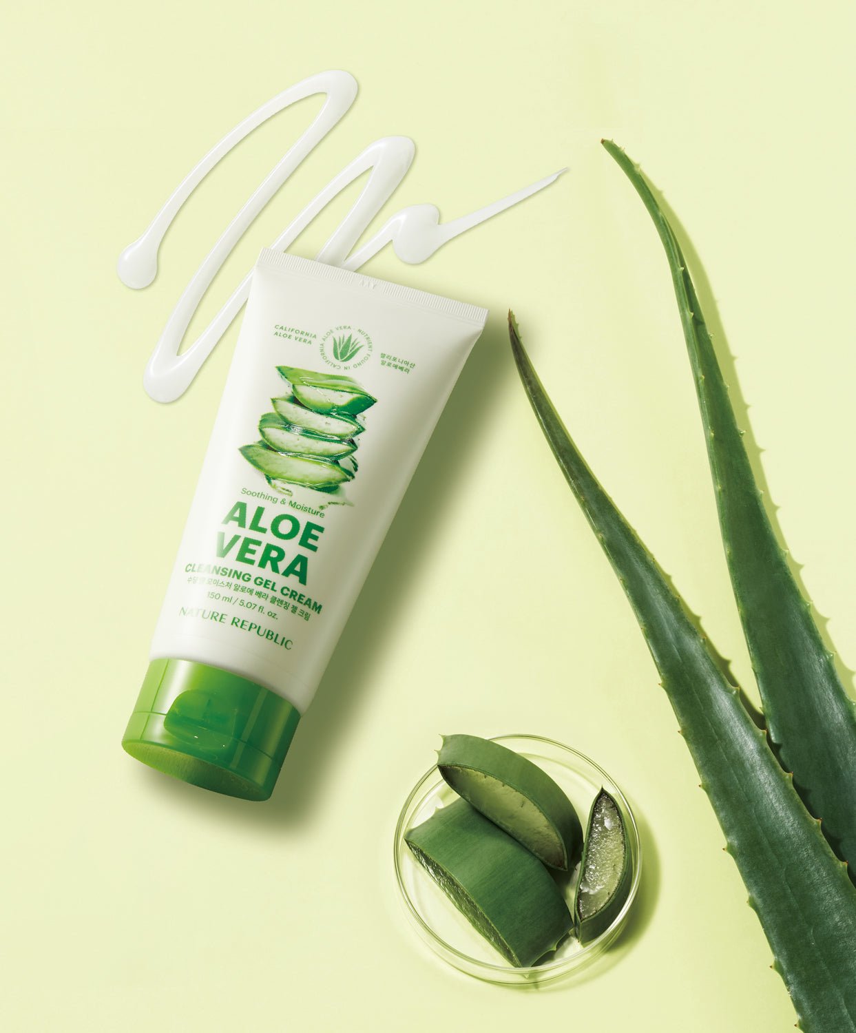 Aloe Vera Cleansing Gel Cream