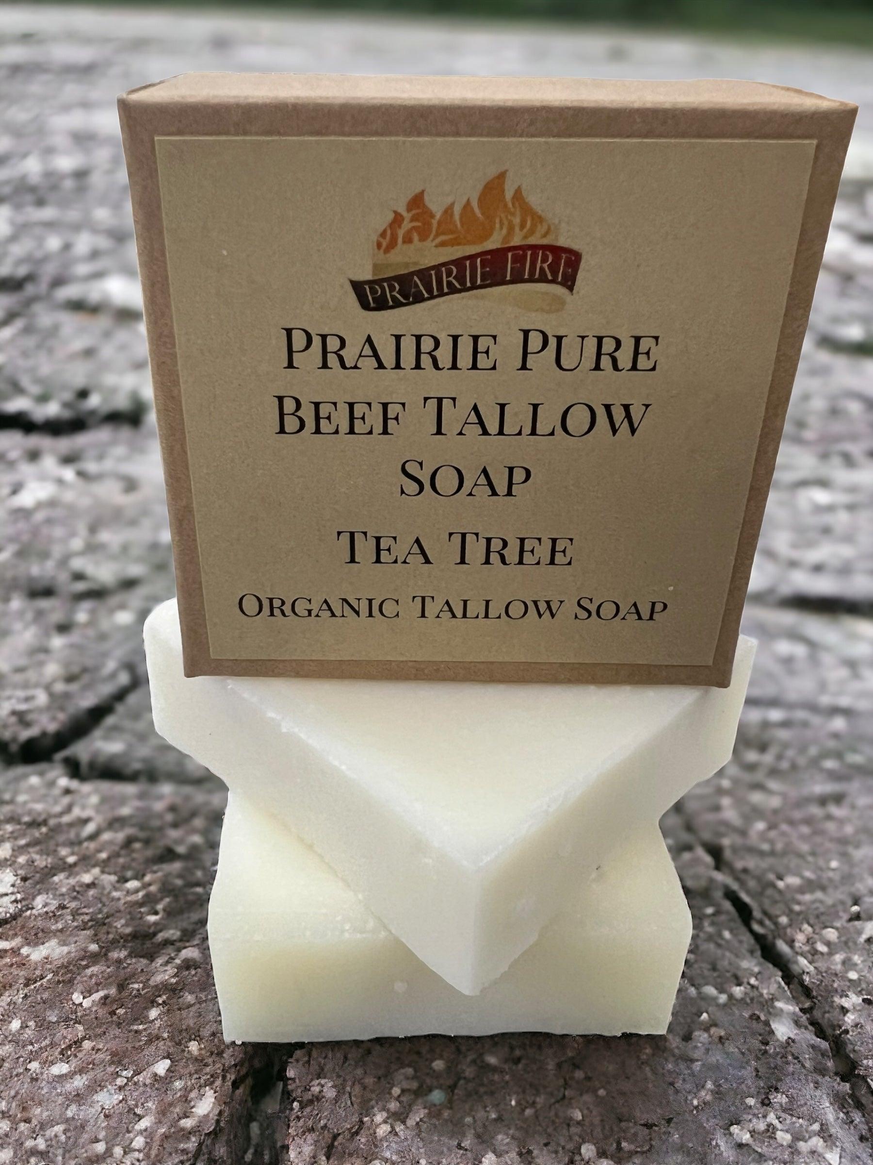 Grass Fed Beef Tallow Soap Bar (3 Pack) – Fragrance Free, Natural & Organic – Moisturizes & Soothes Face, Body & Hair – Handcrafted, Ideal for Sensitive & Dry Skin
