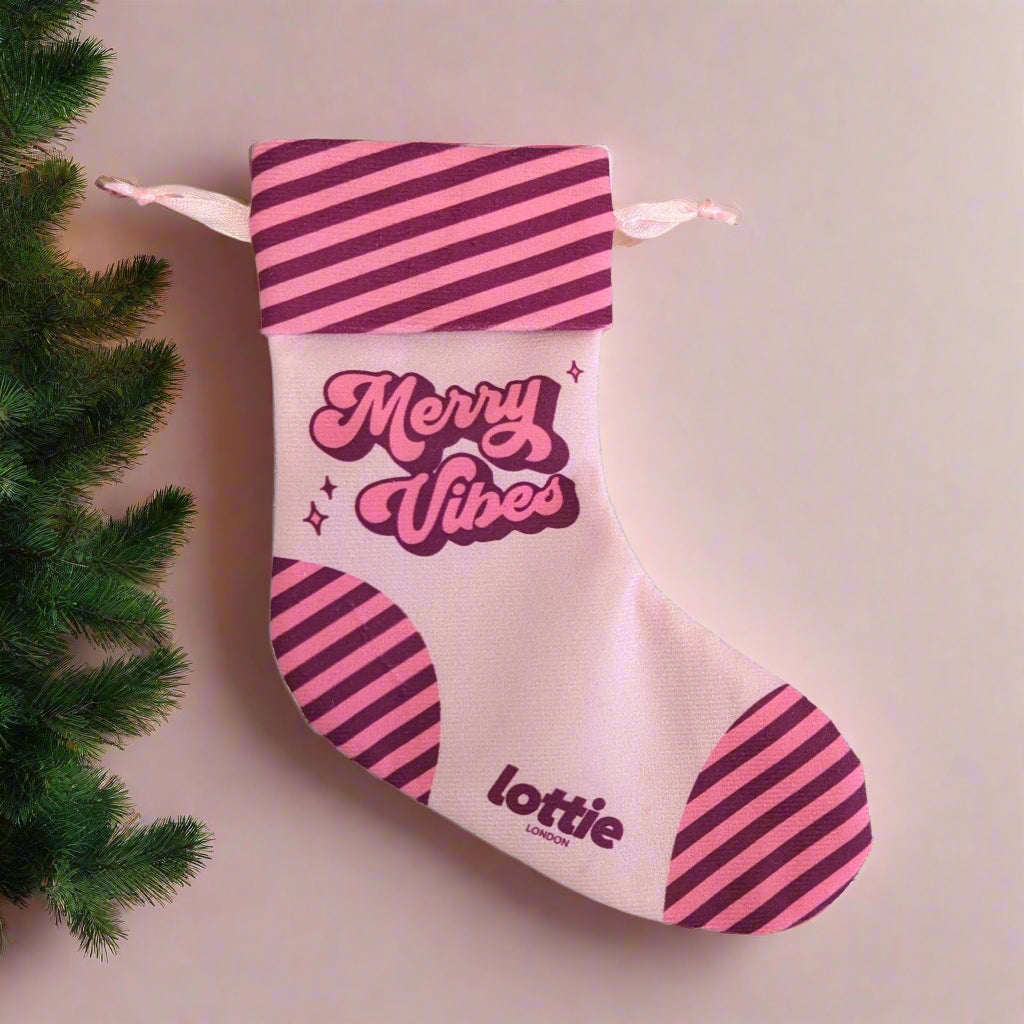 LOTTIE Merry Vibes Xmas Stocking (2 Pairs)