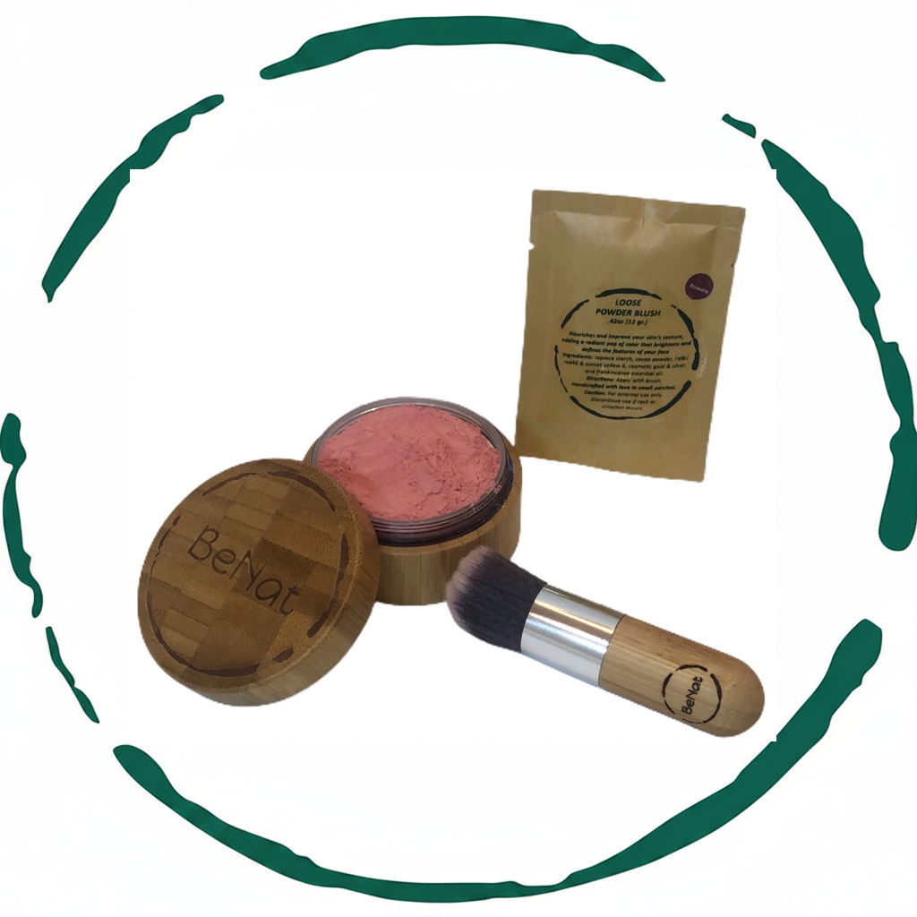 BENAT Blush Loose Powder Set