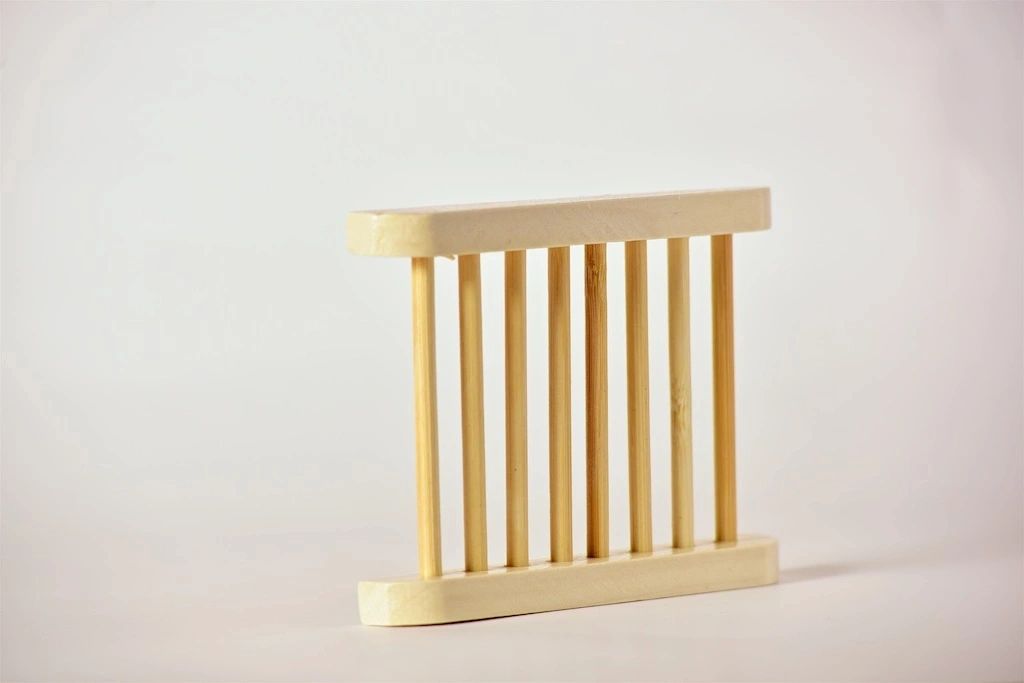 BENAT Bamboo Soap Bar Dish. Eco-Friendly