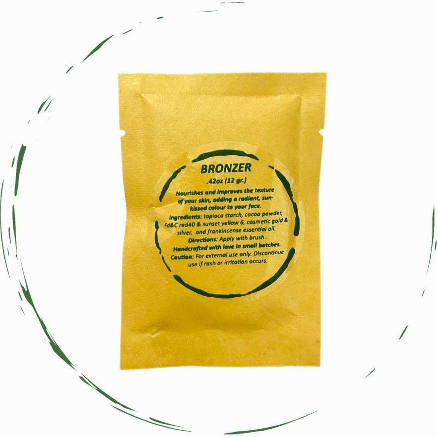 BENAT All-Natural Bronzer Loose Powder. Eco-Friendly