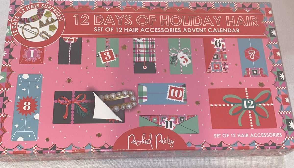 PACKED Party Hair Accessories Advent Calendar