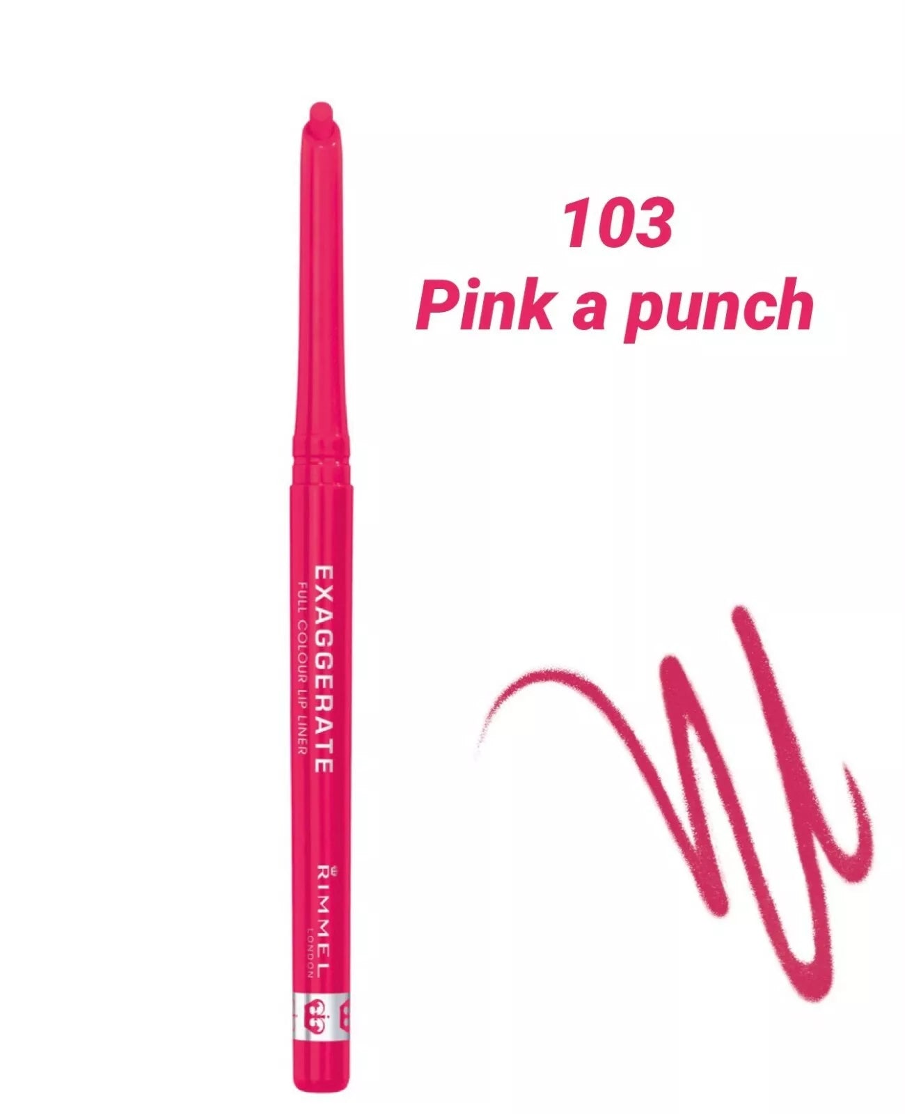 RIMMEL London Exaggerate Full Colour Lip Liner