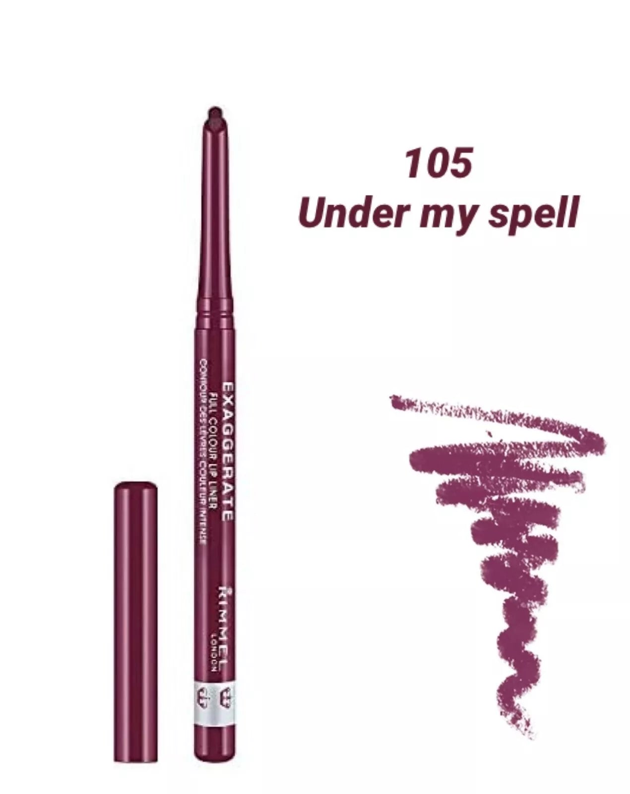 RIMMEL London Exaggerate Full Colour Lip Liner