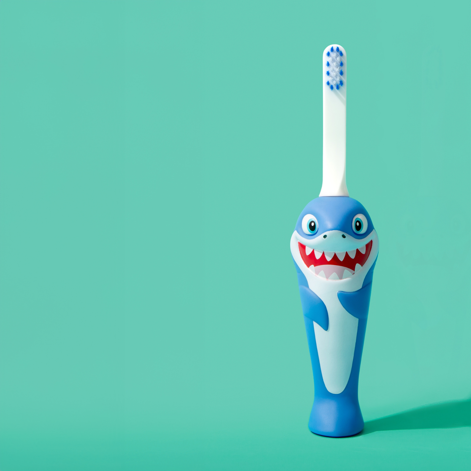 Chompers the Shark Toothbrush for Kids With Bonus Brush Head
