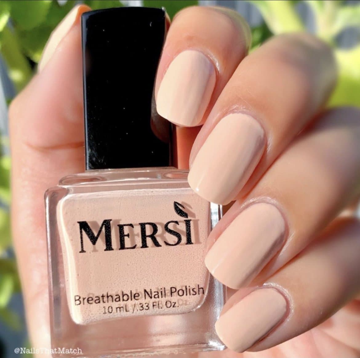 Mersi Spiaggia Rosa Halal Nail Polish Breathable 10ML