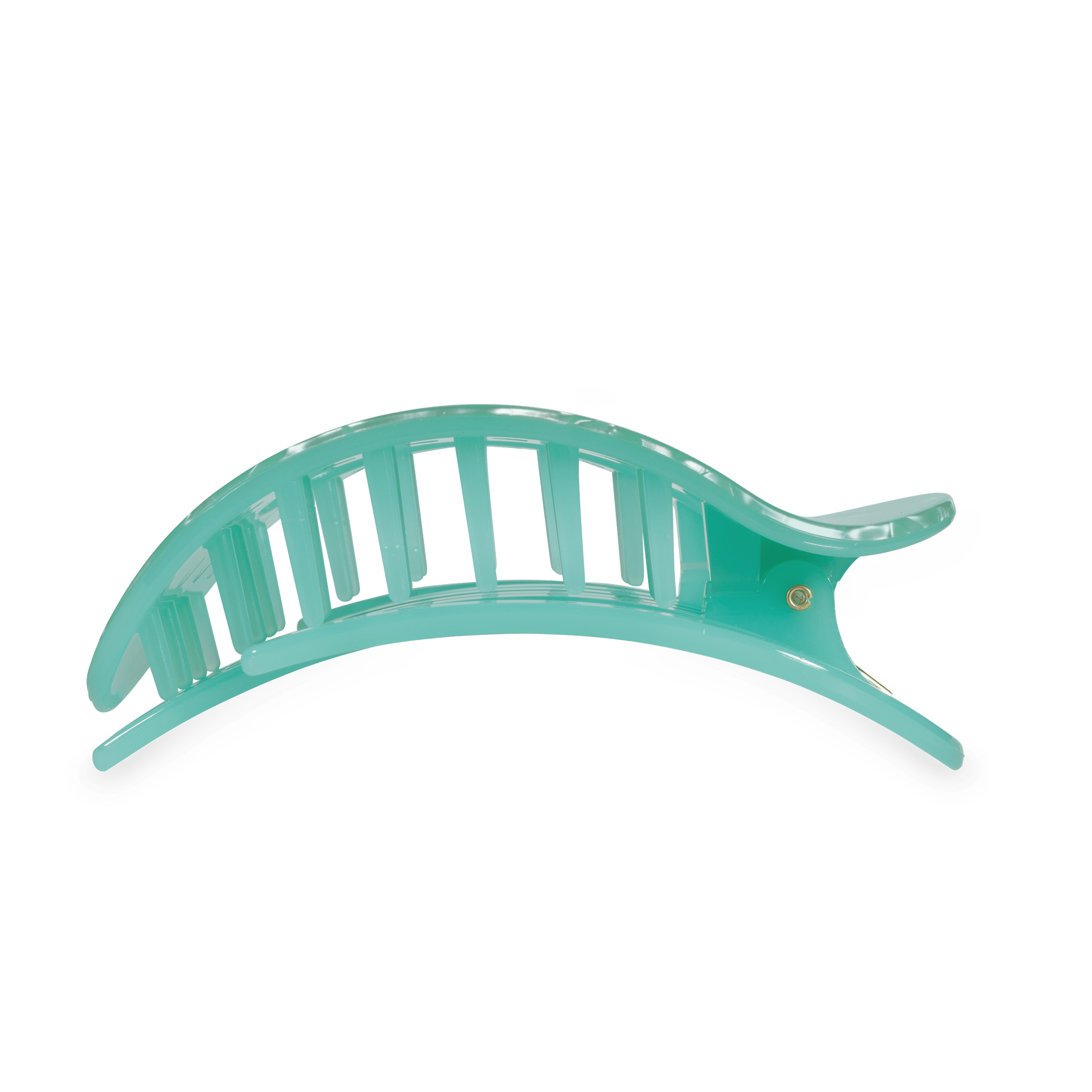 Spring Splash Large Flat Round Hair Clip