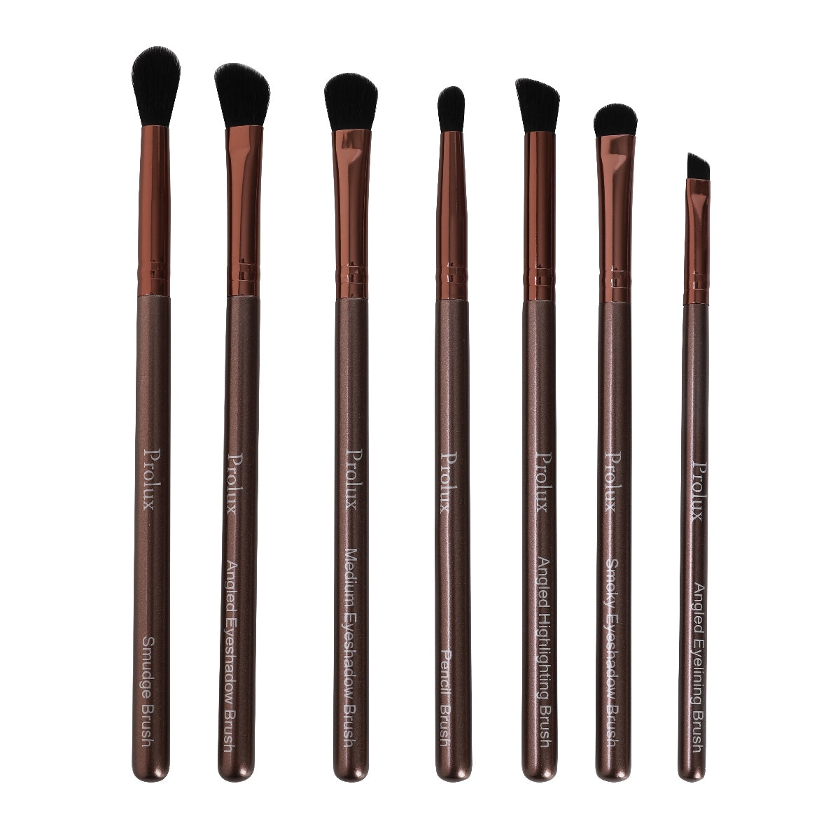 PROLUX Deluxe Eye Essentials 7pc Brush Set