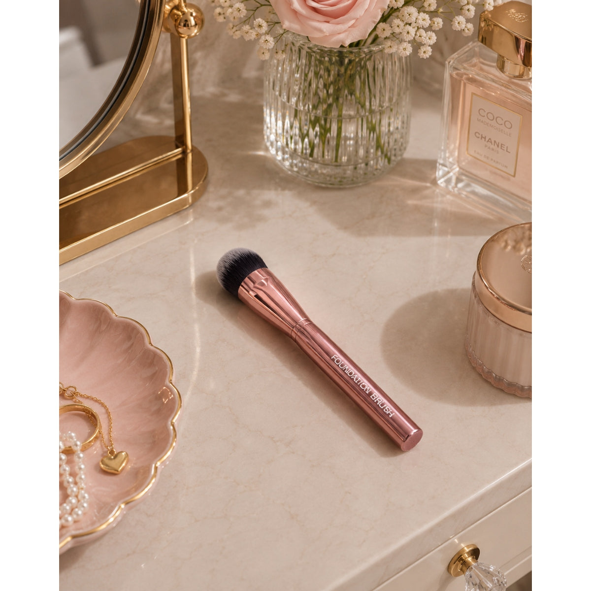 PROLUX Rose Gold Foundation Brush