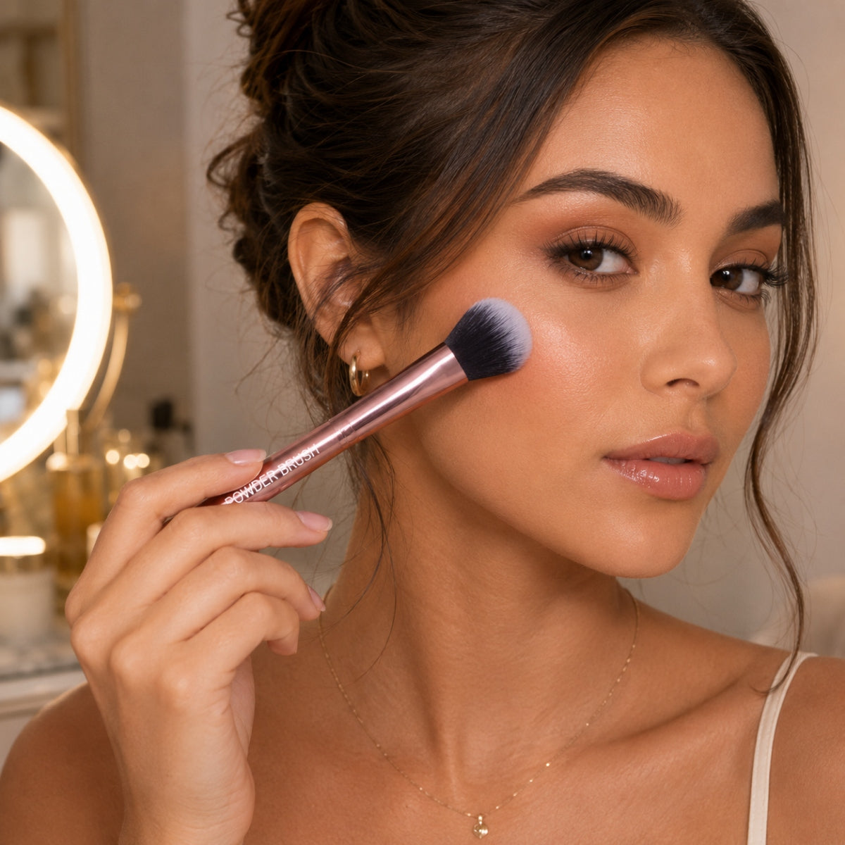 PROLUX Rose Gold Powder Brush