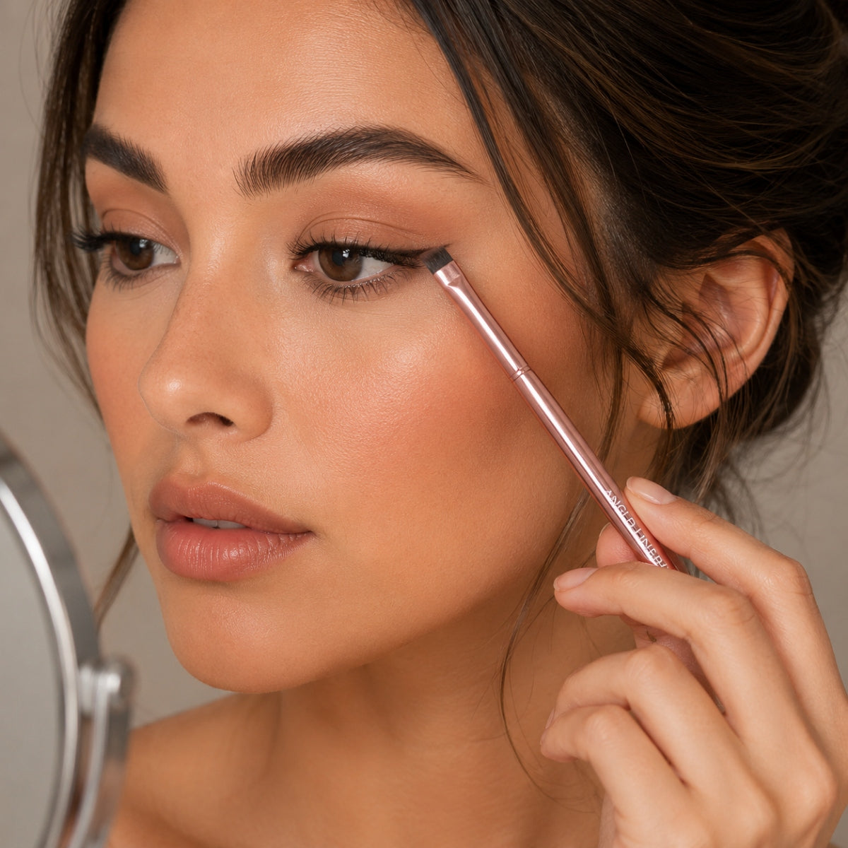 PROLUX Rose Gold Angled Liner Brush