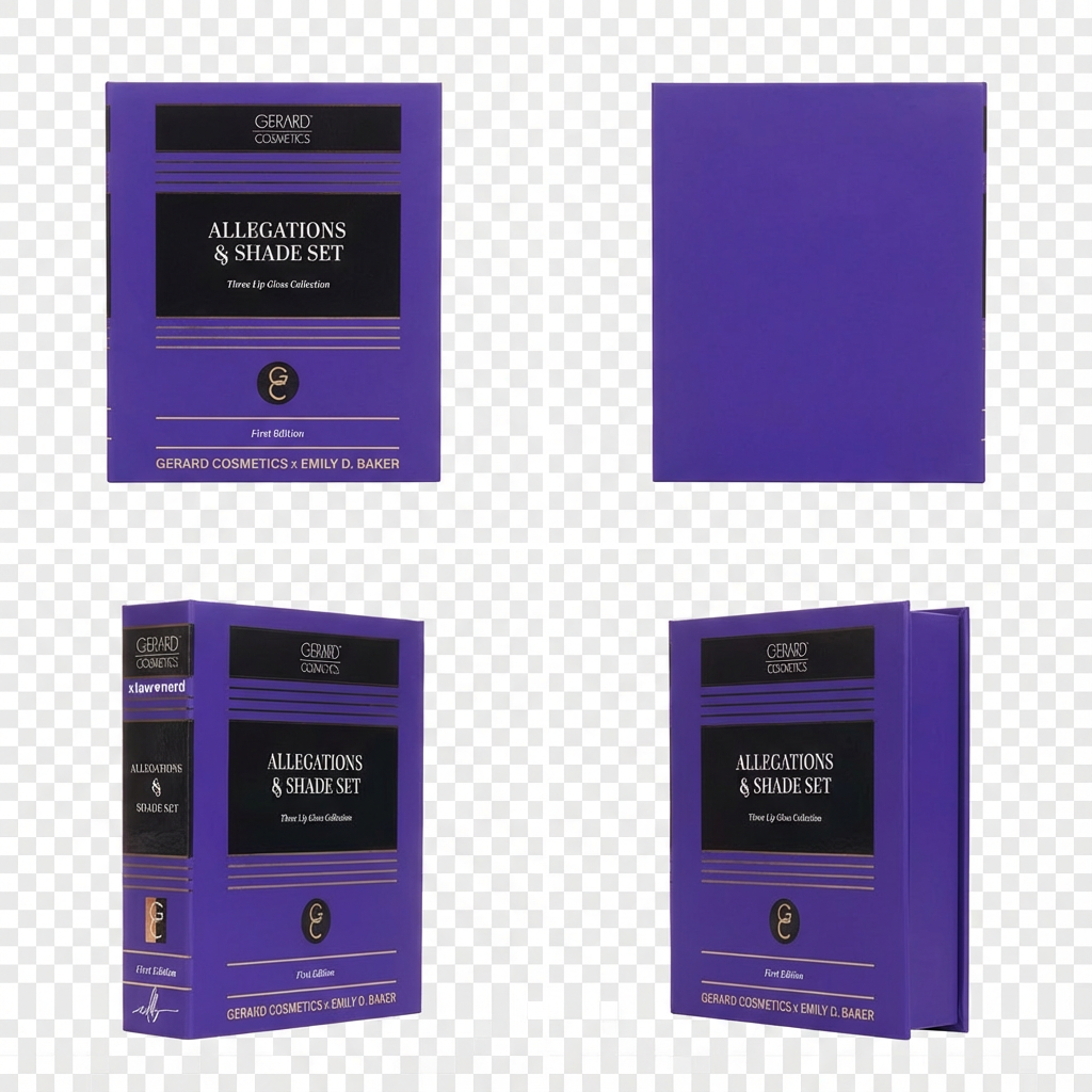 Limited Edition Box Set : Emily D. Baker X Gerard Cosmetics®️ 3 Lip Gloss Set  Allegations & Shade Collection