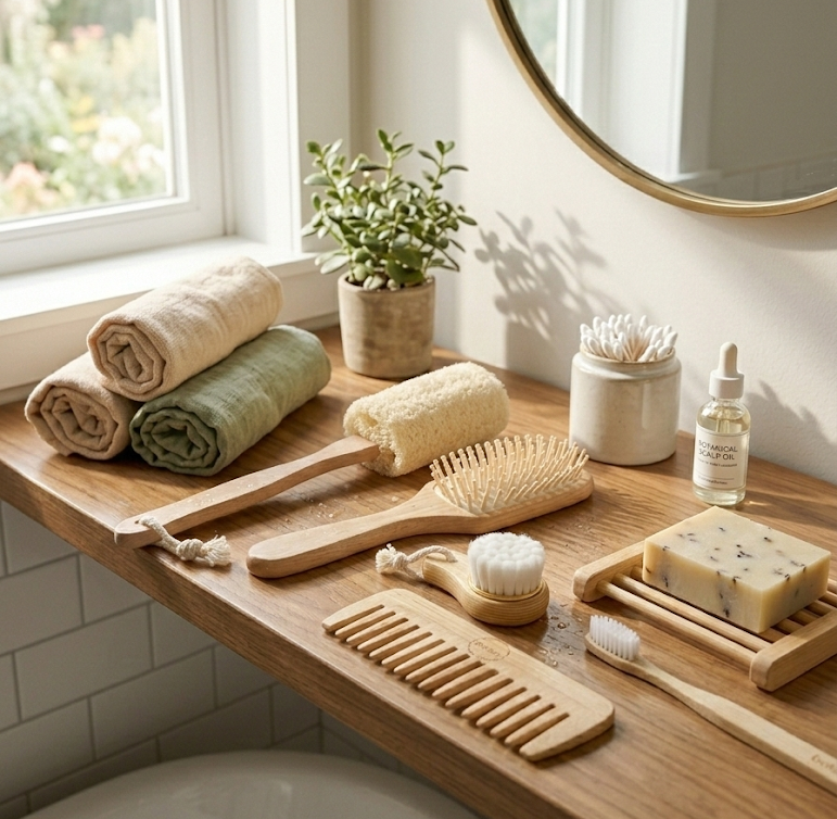 BENAT Zero-Waste Bath Accessories Bundle
