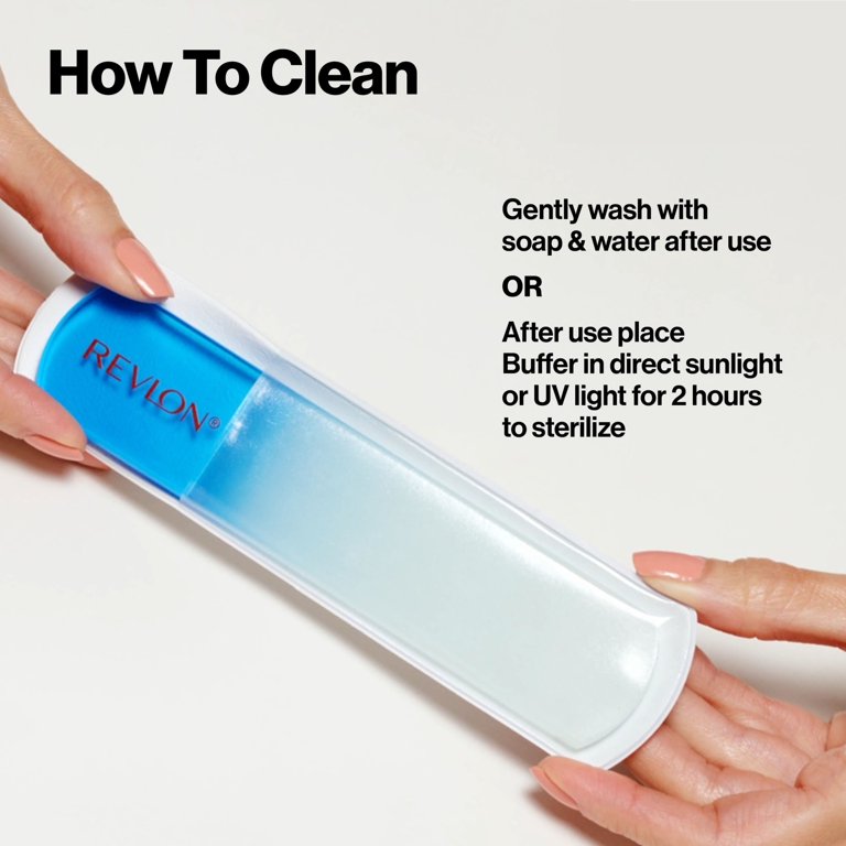 Tampón de pie de vidrio para protección contra bacterias REVLON