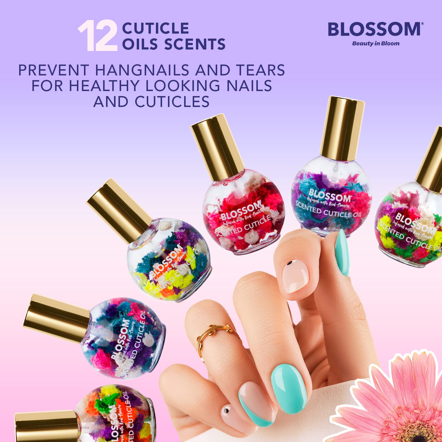 BLOSSOM Scented Cuticle Oil (3 Piece Set)