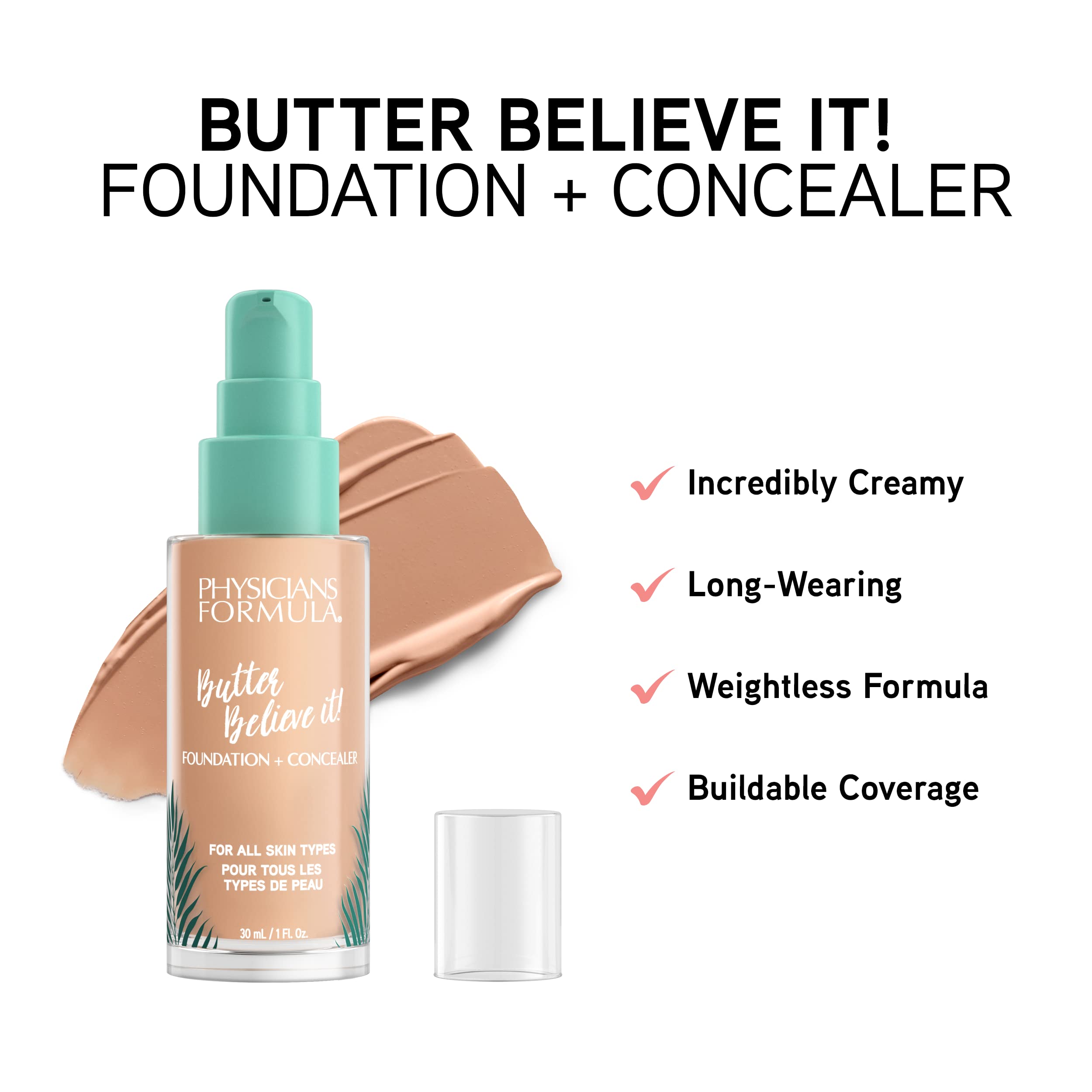 PHYSICIANS FORMULA Butter Believe It! Foundation + Concealer