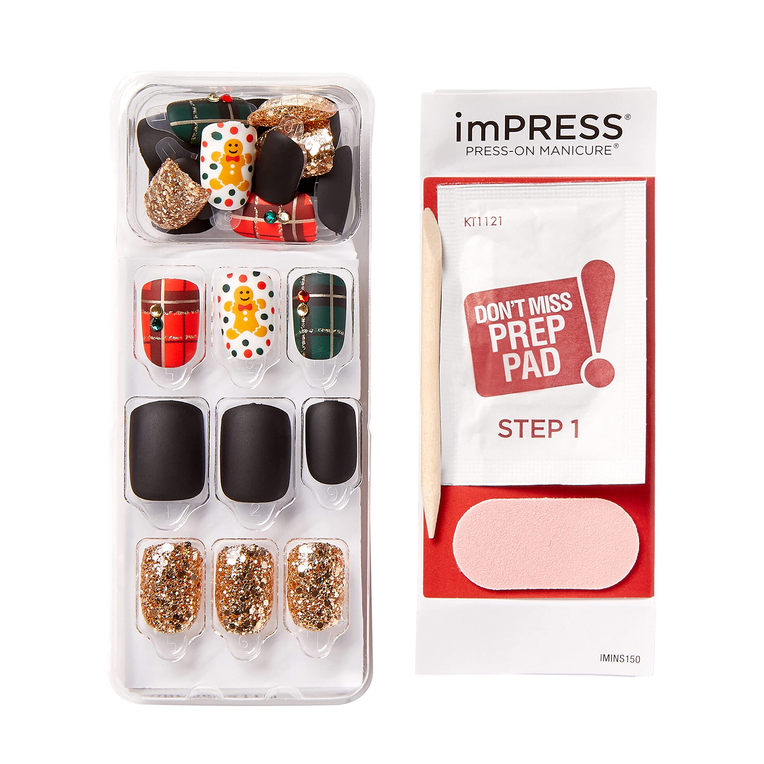 imPRESS Press-On Manicure Limited Christmas Edition 30 Press-On Nails