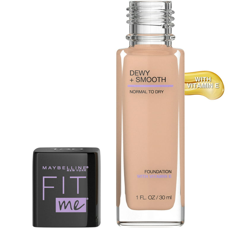 MAYBELLINE Base de Maquillaje Líquida Fit Me Matte + Poreless Dewy