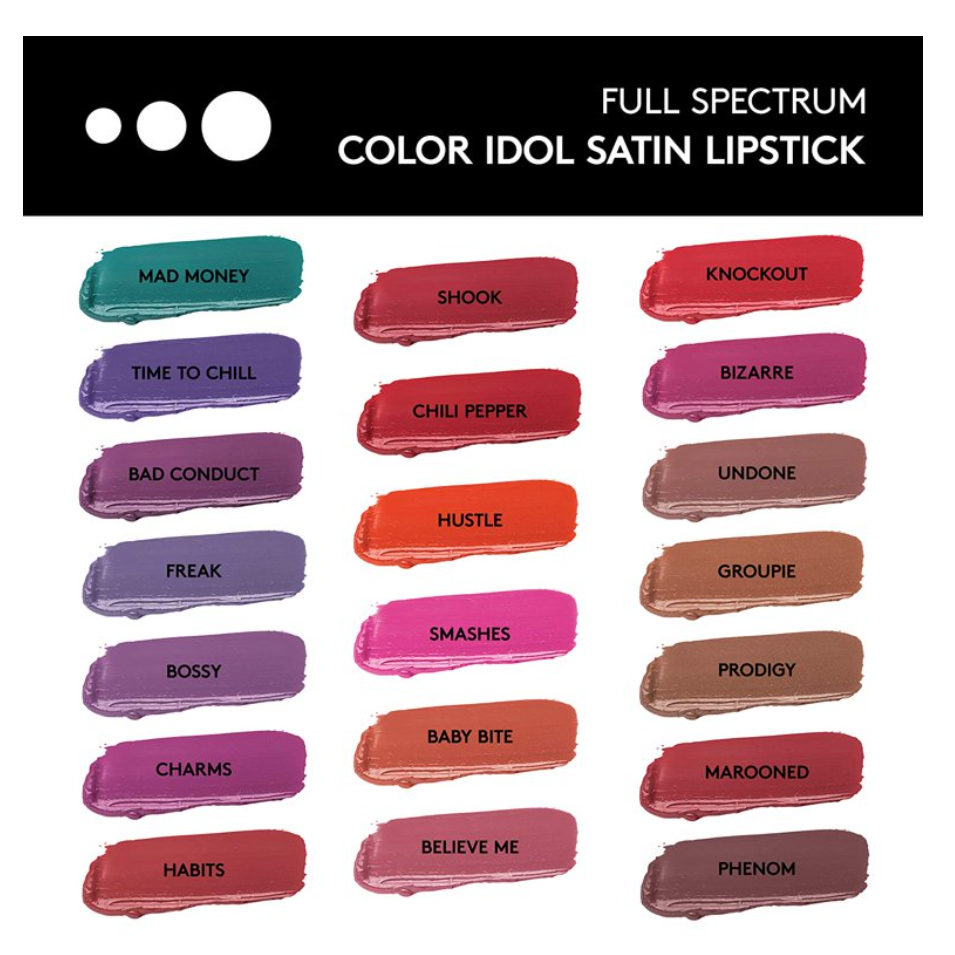 COVERGIRL Full Spectrum Color Idol Satin Lipstick - VIAI BEAUTY