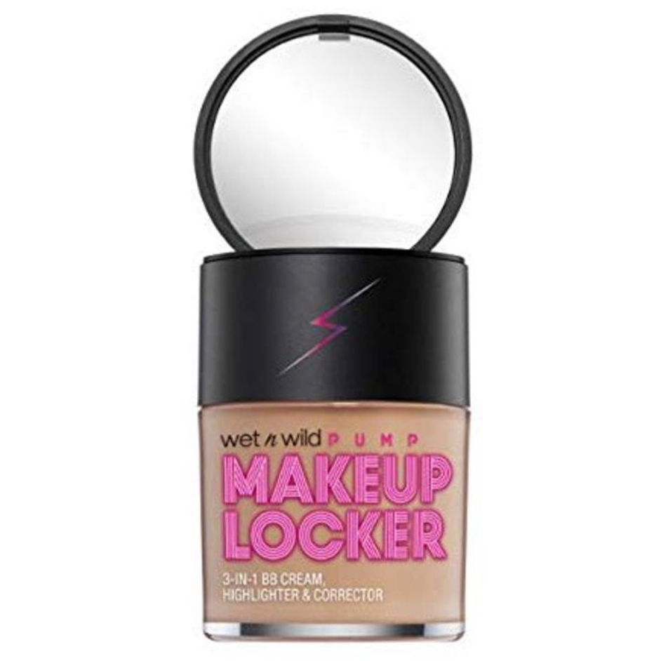 Wet n Wild Makeup Locker - 3 en 1 Sheer BB Cream, Highlighter &amp; Corrector