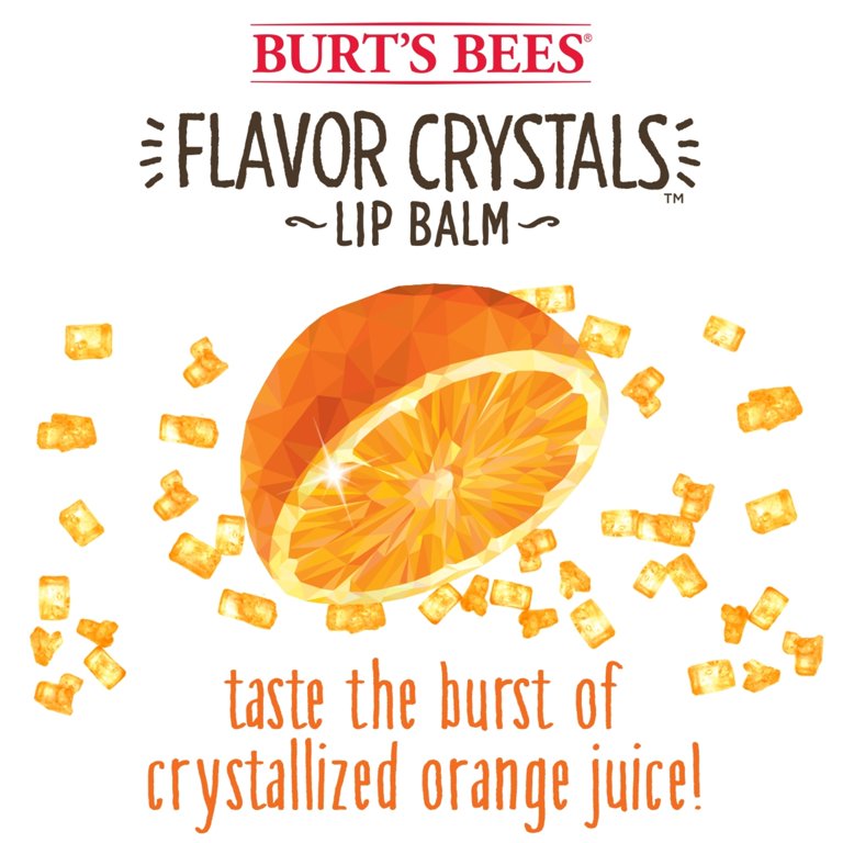 BURT'S BEES Flavor Crystals 100% Natural Lip Balm