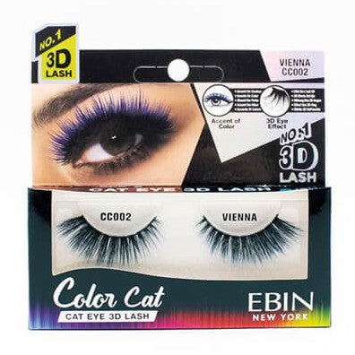 EBIN Color Cat – Pestañas Cat Eye 3D