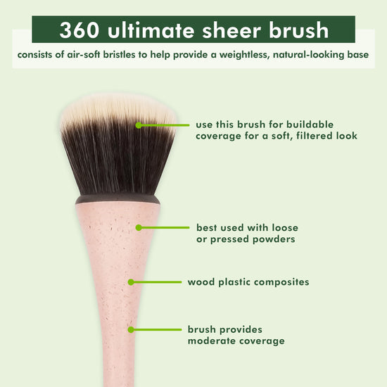 ECOTOOLS 360 Ultimate Sheer Foundation Brocha de maquillaje